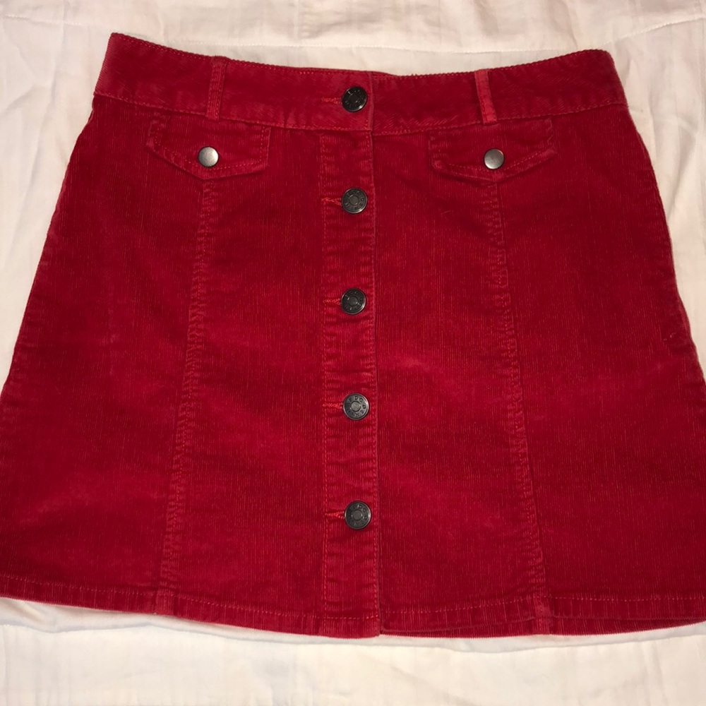Red BDG skirt (urban outfitters)